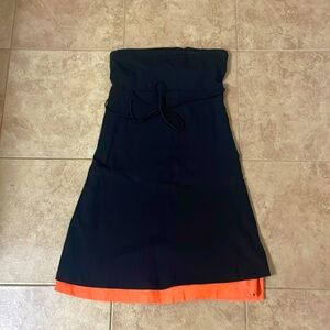 Orange/blk Vintage Victoria Secret bra top dress, good condition! Size s,